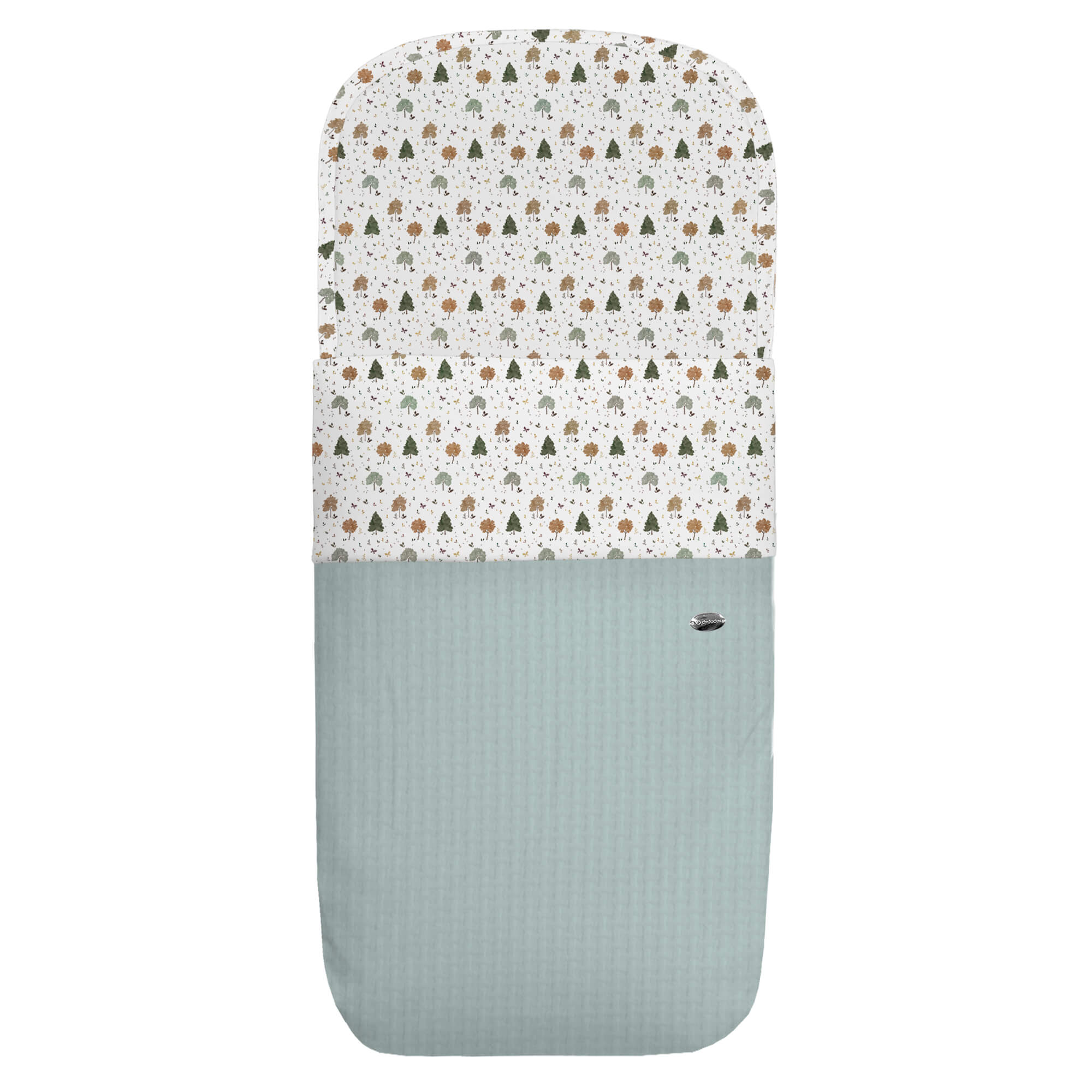 Saco para Capazo Sicilia roma menta villela estampada