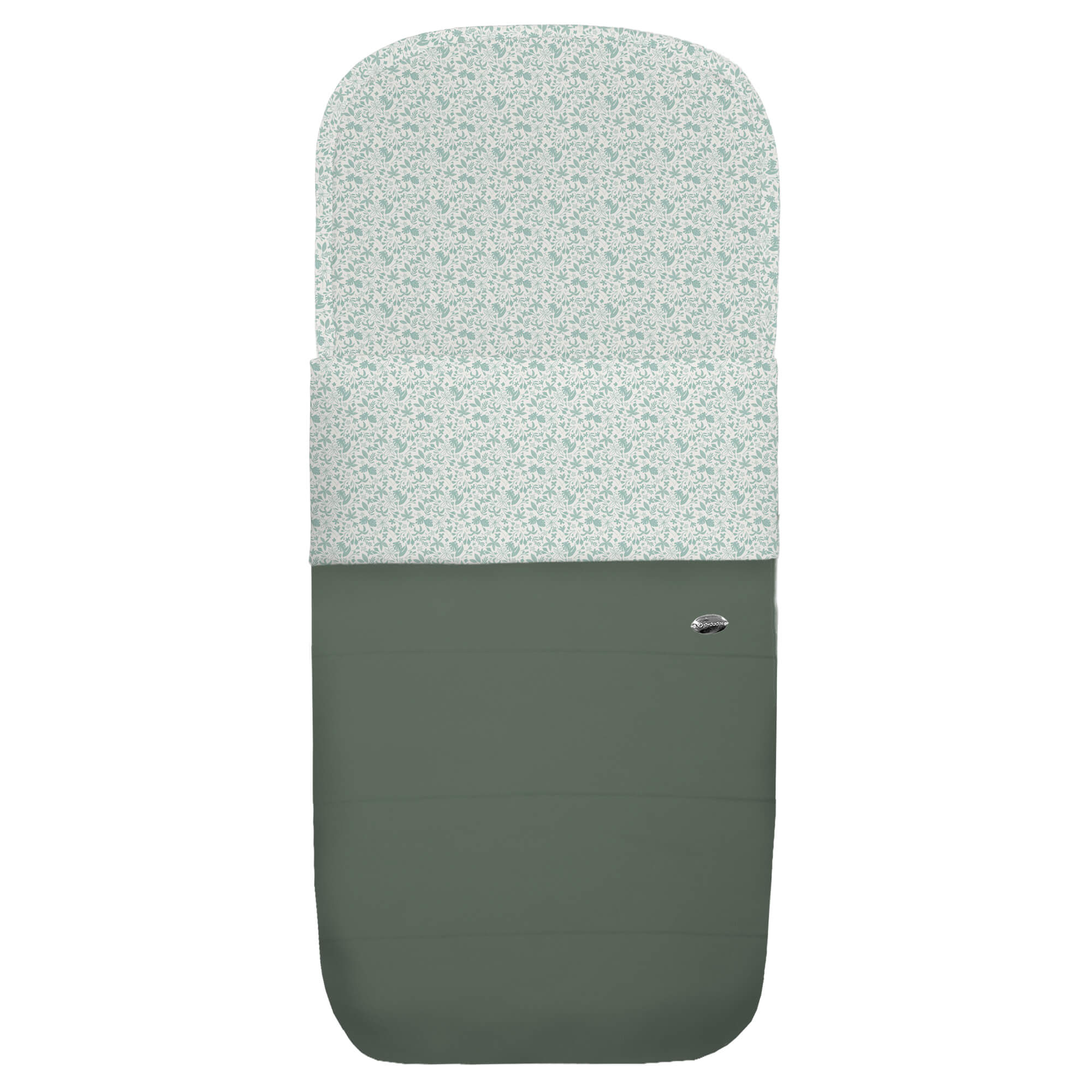 Saco para Capazo Versalles Invierno verde villela estampada