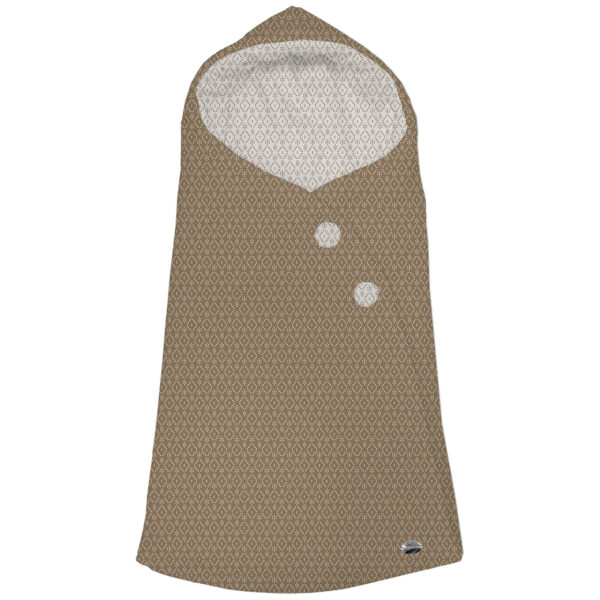 Saco Capucha Nepal Invierno marron villela estampada