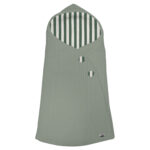 3498 Sacos Capazo Cruzados Invierno Rayas Verde con verde