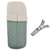 Saco para silla modelo Gemelar con cremallera Alba verde pelo crudo