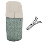 3404 Sacos Invierno para Silla Alba Verde con Crudo