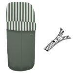 3449 Sacos Invierno para Silla Rayas Verde con Verde
