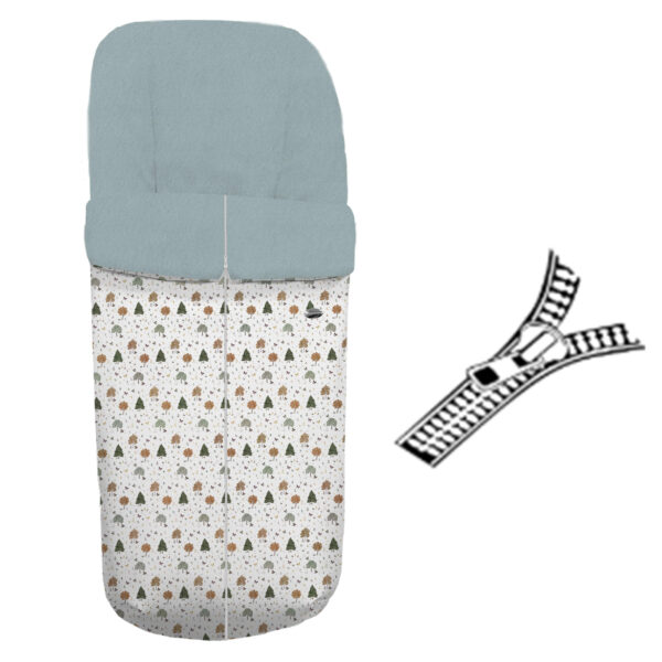Saco para silla modelo Gemelar con cremallera Sorrento pelo azuleto