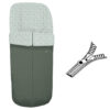 Saco para silla modelo Gemelar con cremallera Versalles Invierno verde pelo estampado