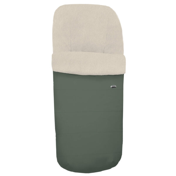 Saco para silla modelo gemelar polipiel verde pelo crudo