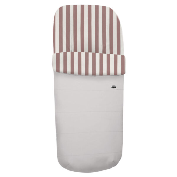 Saco para silla modelo Gemelar Rayas maquillaje polipiel gris pelo estampado