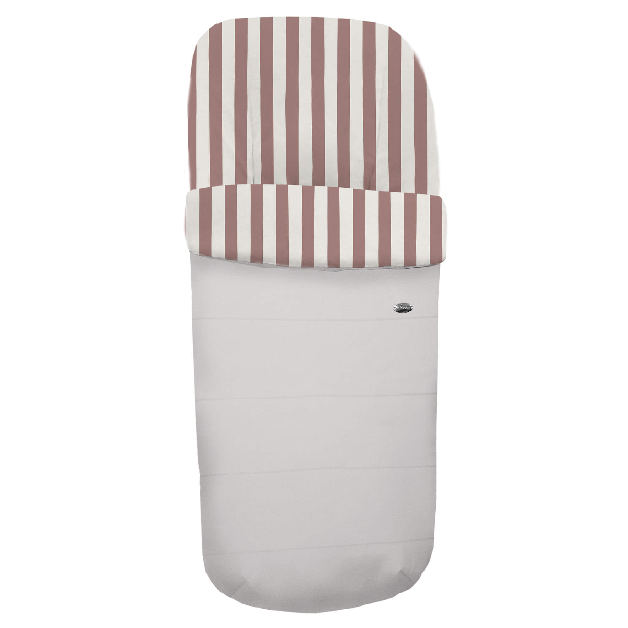 Saco para silla modelo Gemelar Rayas maquillaje polipiel gris pelo estampado