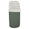 Saco para silla modelo Gemelar Sicilia polipiel verde pelo estampado