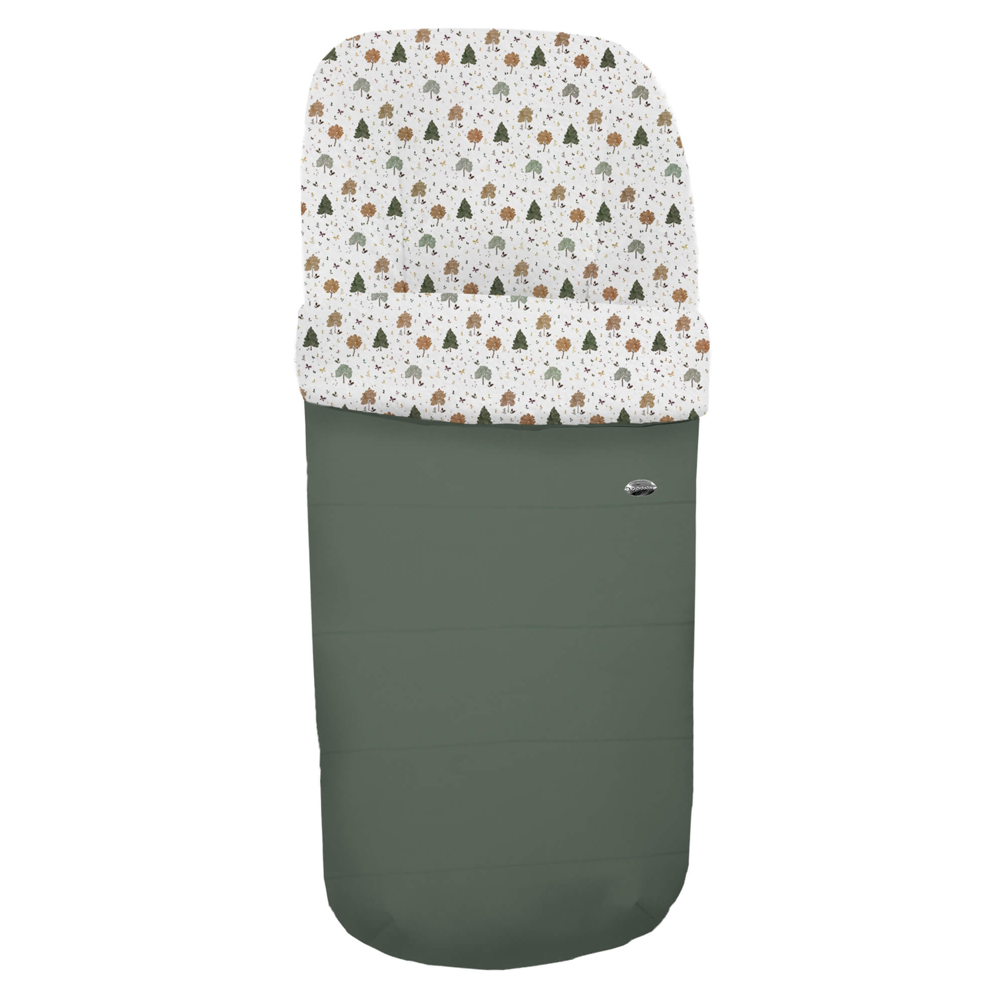 Saco para silla modelo Gemelar Sicilia polipiel verde pelo estampado