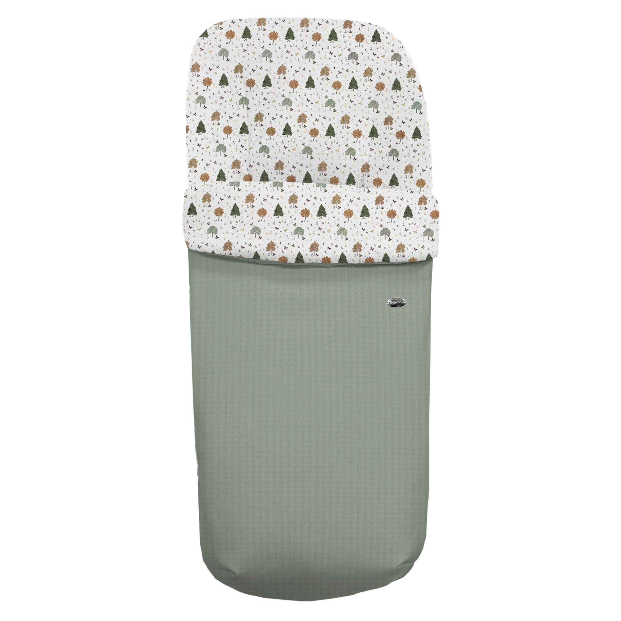 Saco para silla modelo Gemelar Sicilia roma verde pelo estampado