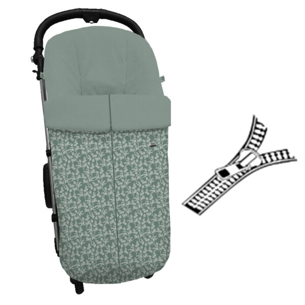 Saco para silla modelo Global con cremallera Alba verde villela verde