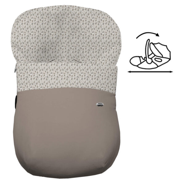 Saco para Grupo Cero Modular Atenas Invierno visón villela estampada
