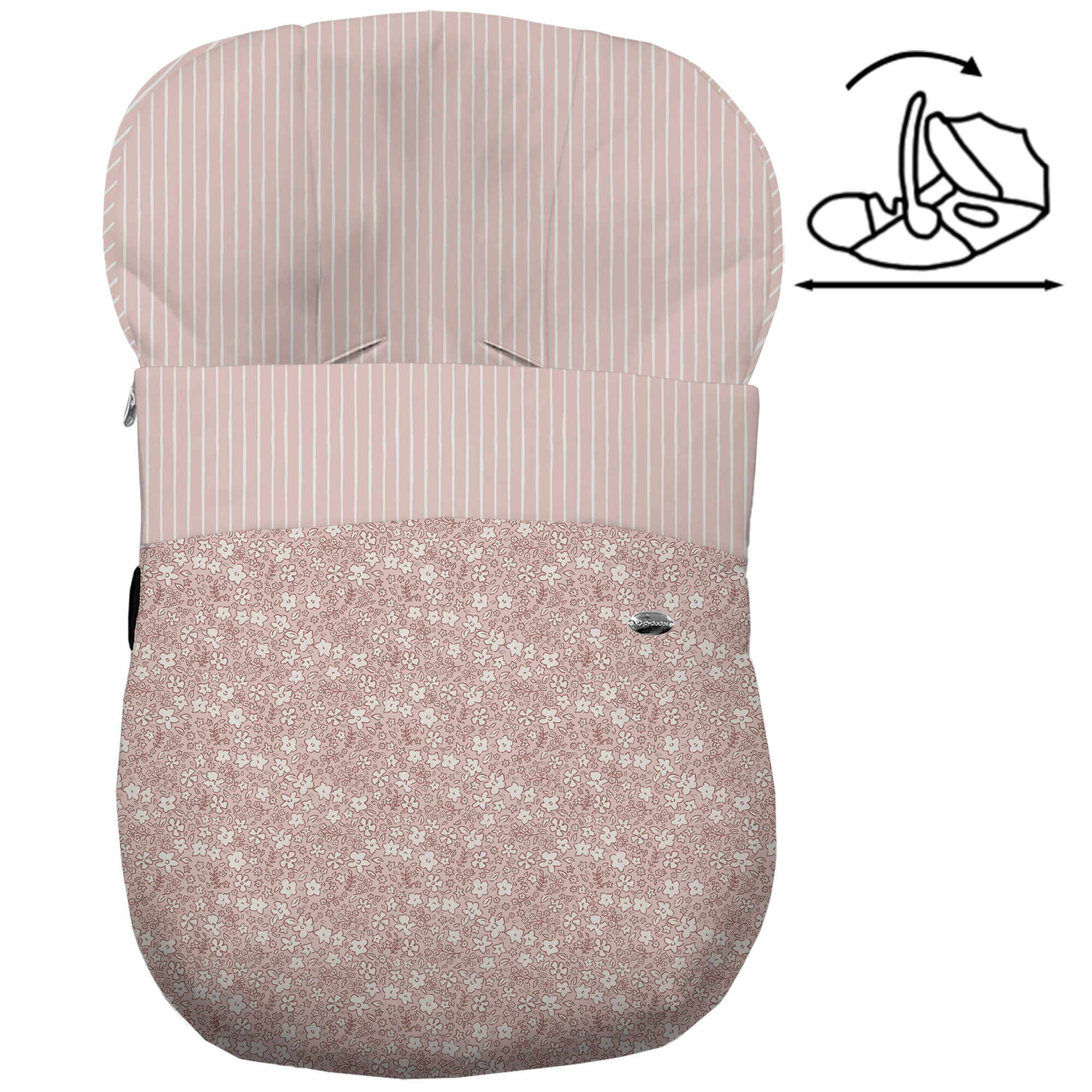 Saco para Grupo Cero Modular Iris Invierno maquillaje villela estampada