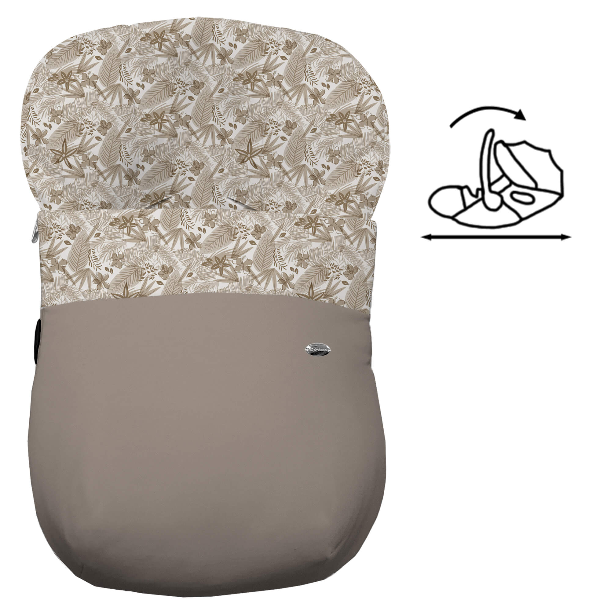 Saco para Grupo Cero Modular Piccolo Invierno tostado villela estampada