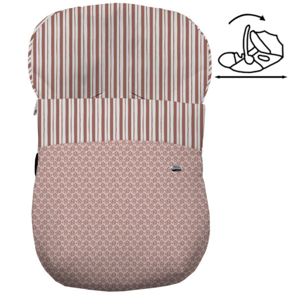 Saco para Grupo Cero Modular Porvenza Invierno maquillaje villela estampada