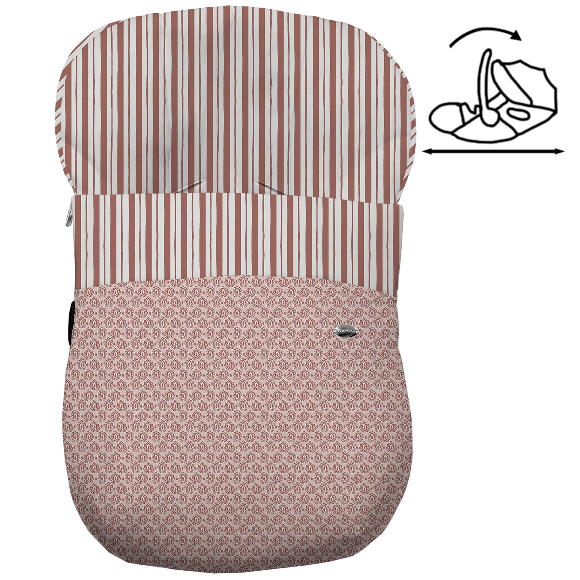 Saco para Grupo Cero Modular Porvenza Invierno maquillaje villela estampada