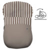 Saco para Grupo Cero Modular Rayas marron polipiel visón villela estampada