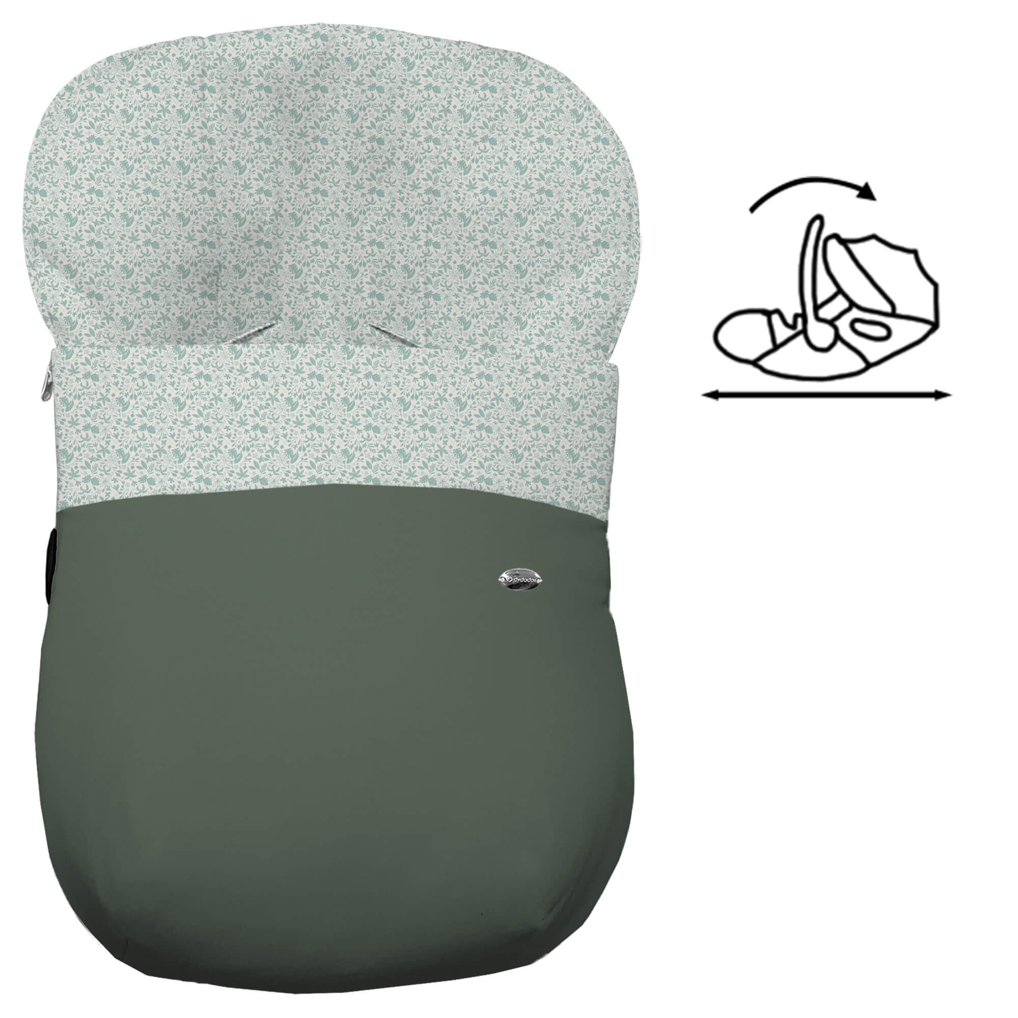 Saco Grupo Cero Modular Versalles Invierno verde villela estampada Saco para Grupo Cero Modular Versalles Invierno verde villela estampada