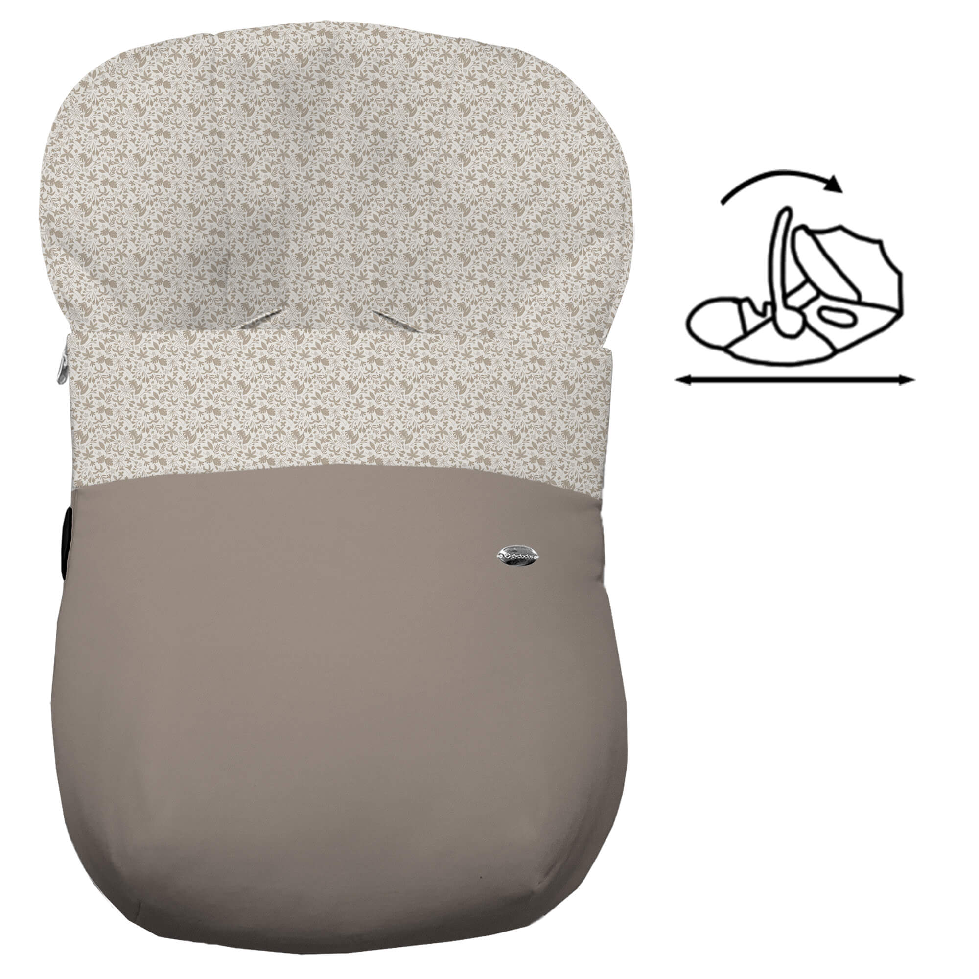 Saco Grupo Cero Modular Versalles Invierno visón villela estampada Saco para Grupo Cero Modular Versalles Invierno visón villela estampada