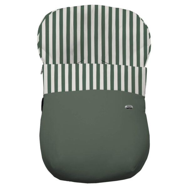 Saco para Grupo Cero Rayas verde polipiel verde villela estampada