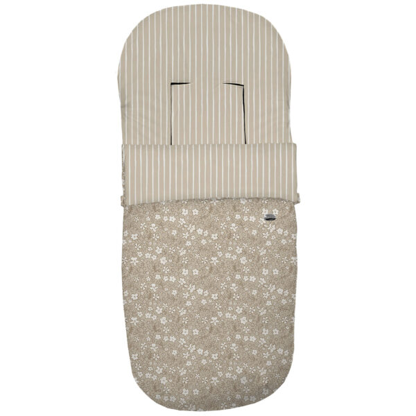 Saco para silla modelo Recto Iris Invierno marron villela estampada