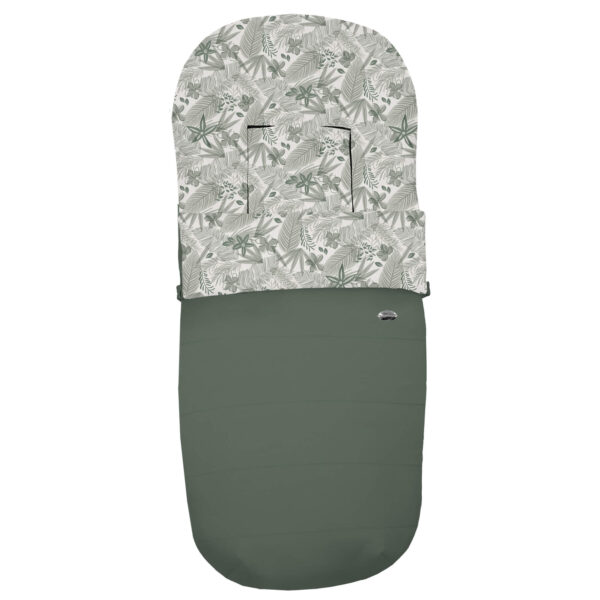 Saco para silla modelo Recto Piccolo Invierno verde pelo estampado