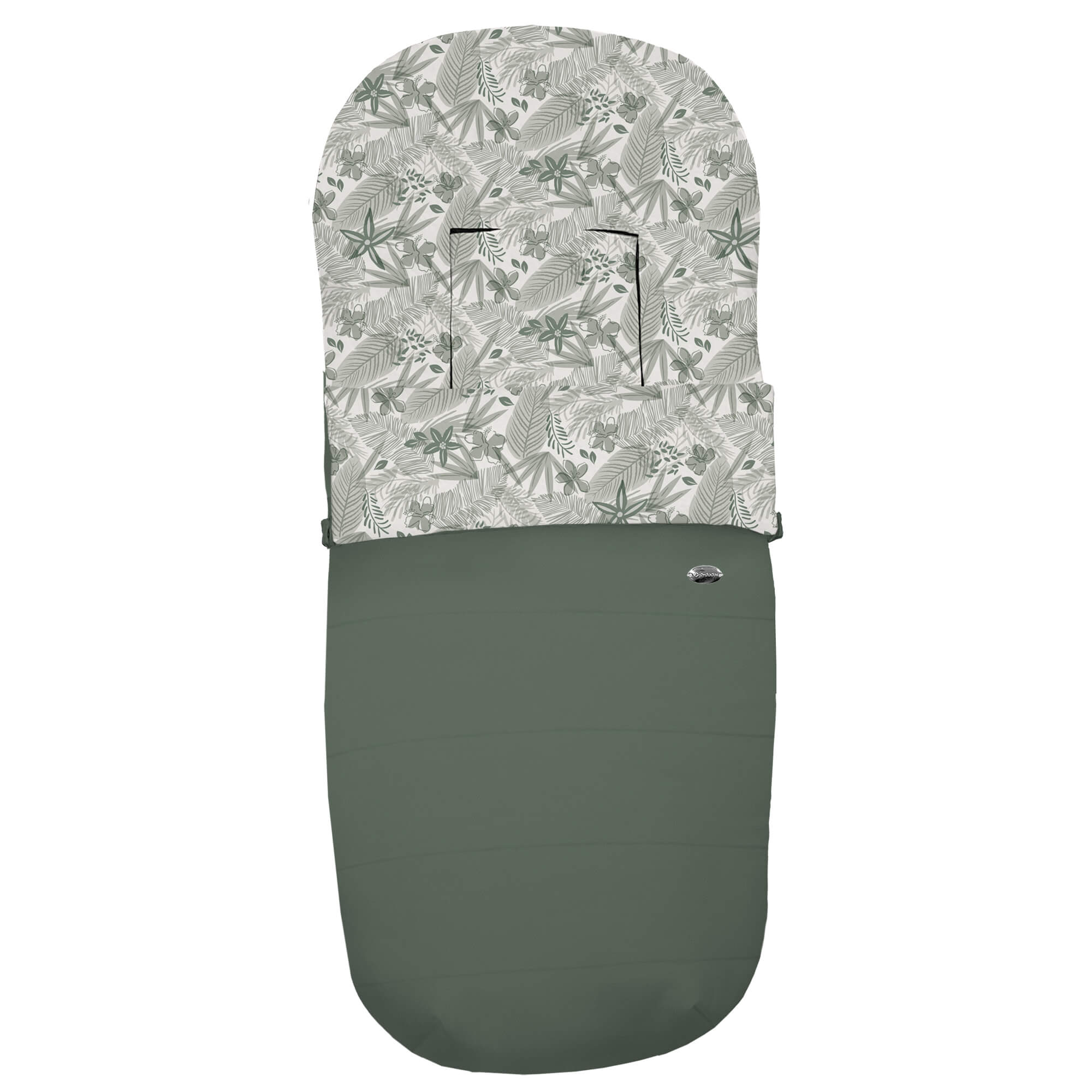 Saco para silla modelo Recto Piccolo Invierno verde pelo estampado