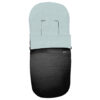 Saco para silla modelo recto polipiel negro pelo celeste