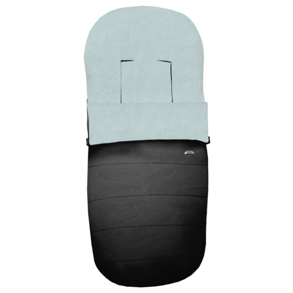 Saco para silla modelo recto polipiel negro pelo celeste