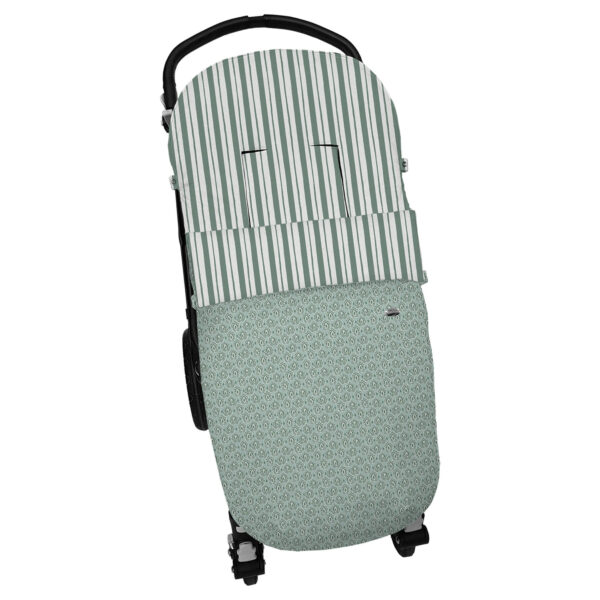 Saco para silla modelo Universal Provenza Invierno verde pelo estampado