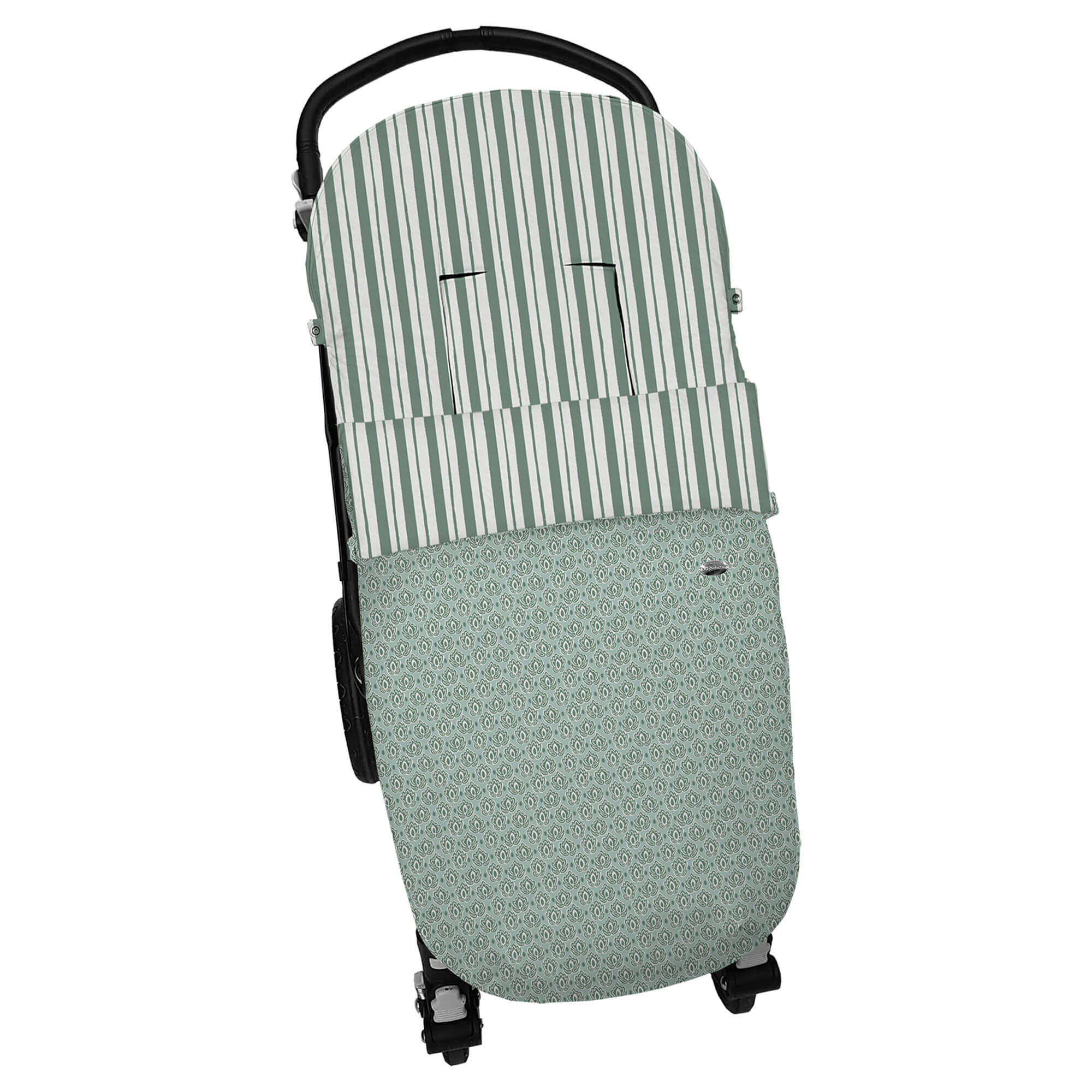 Saco para silla modelo Universal Provenza Invierno verde pelo estampado