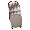 Saco Universal Rayas marron polipiel visón pelo estampado Saco para silla modelo Universal Rayas marron polipiel visón pelo estampado