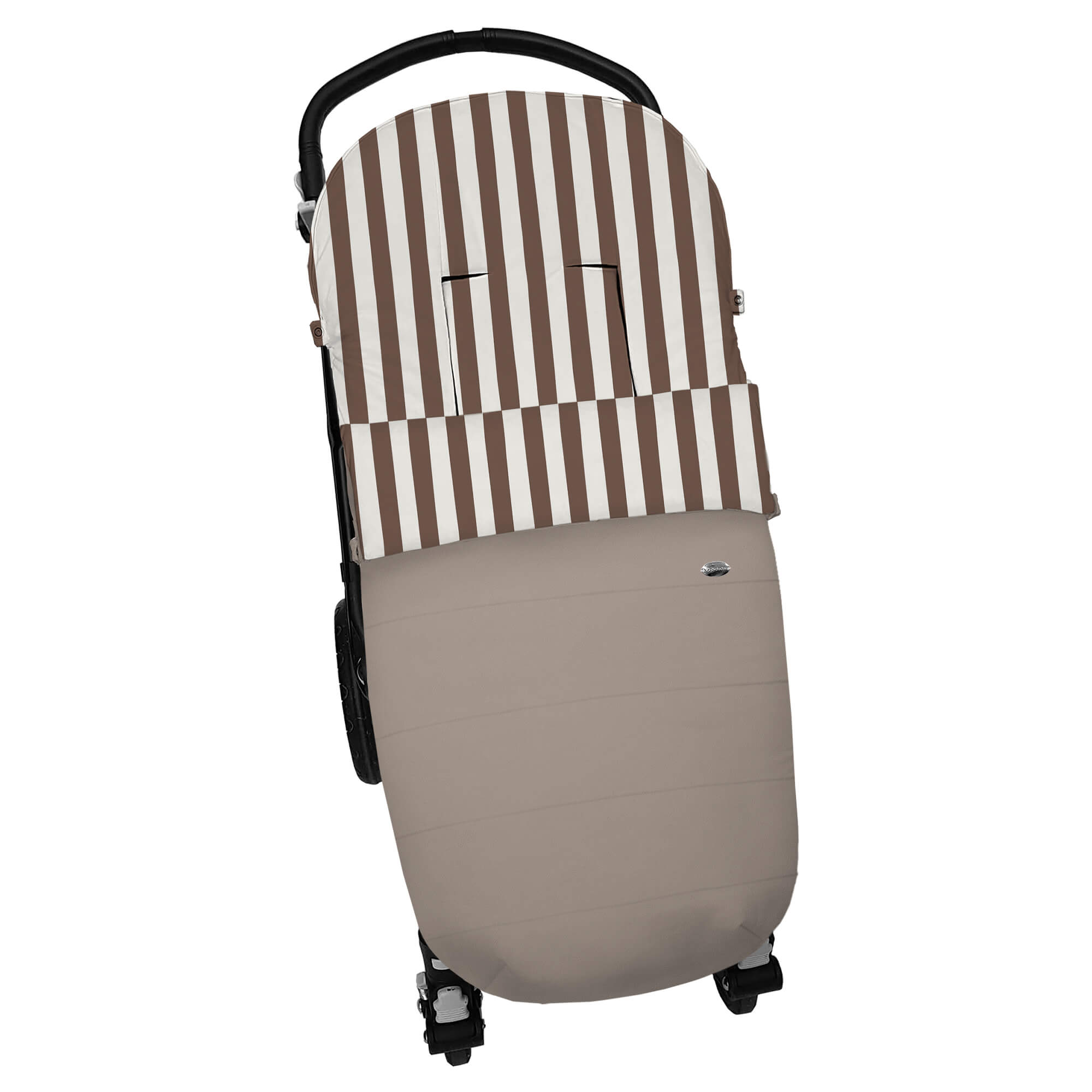 Saco Universal Rayas marron polipiel visón pelo estampado Saco para silla modelo Universal Rayas marron polipiel visón pelo estampado
